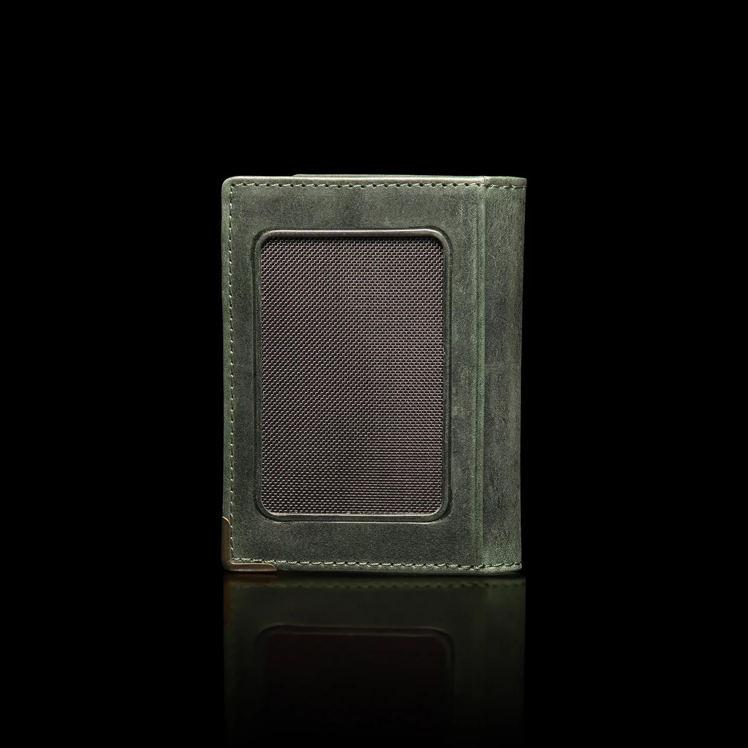 Will Leather Goods Tradesman Slim Wallet - Green by Harbour Thread