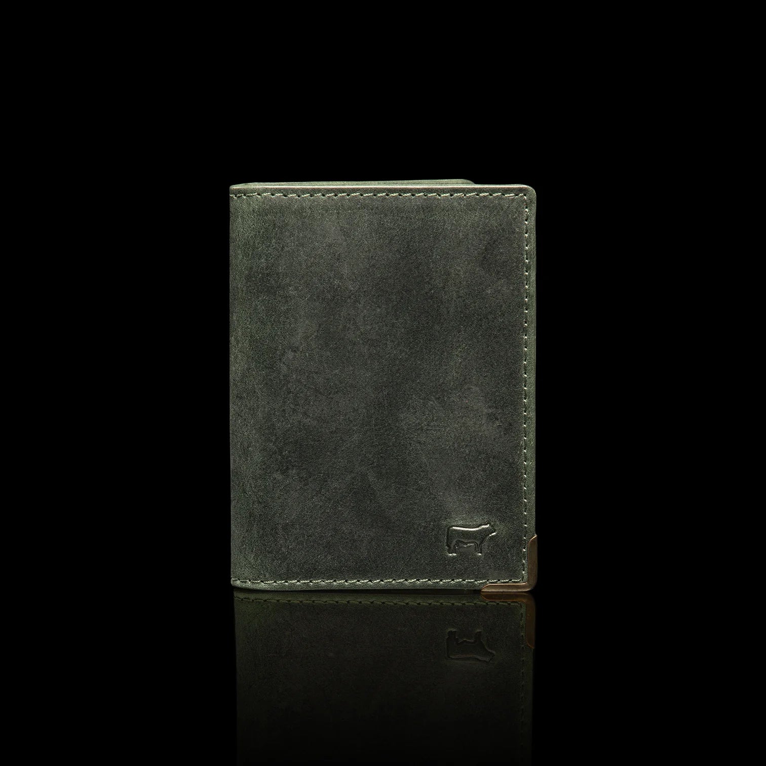 Will Leather Goods Tradesman Slim Wallet - Green by Harbour Thread