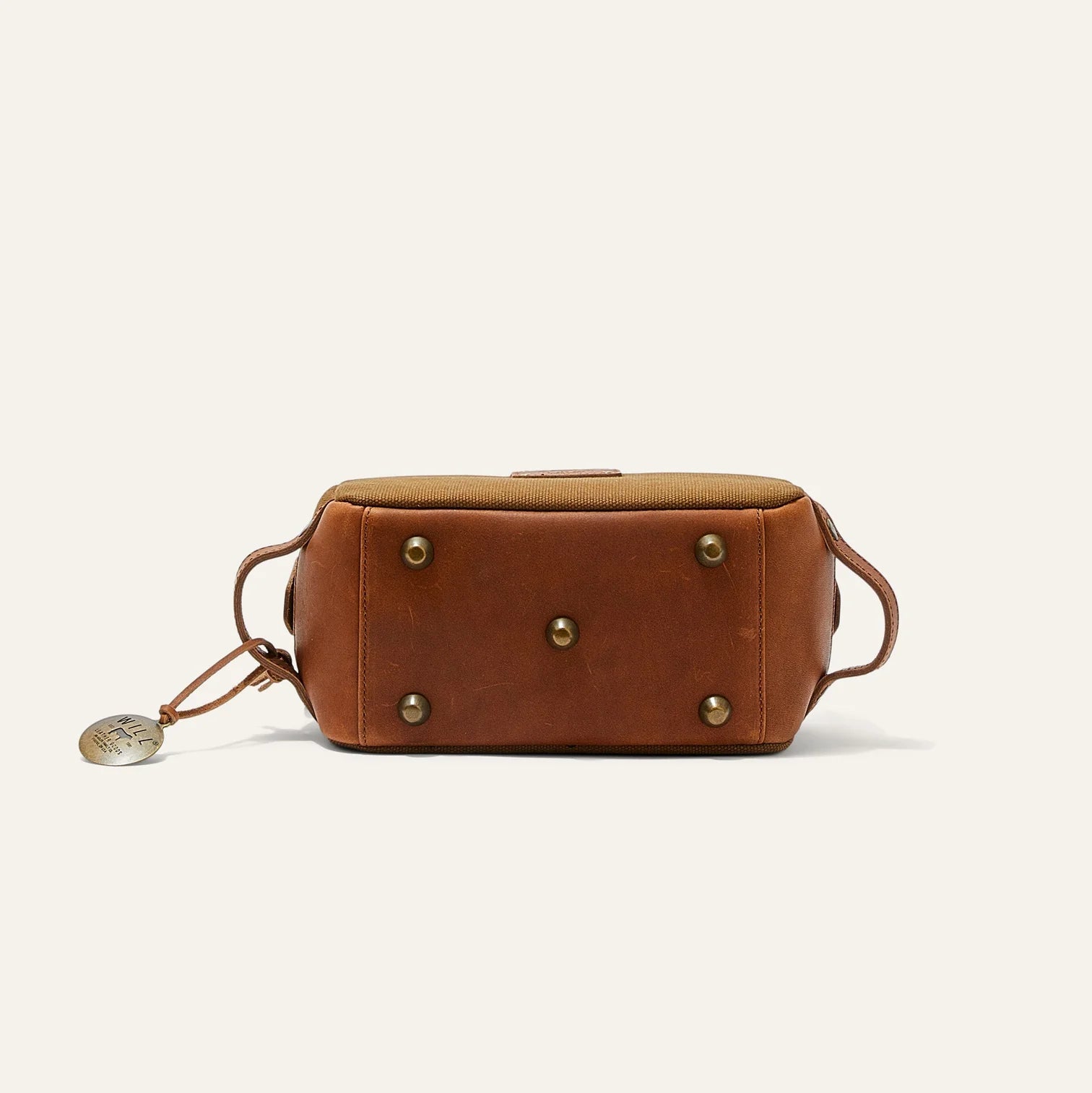 Will Leather Goods Grady Canvas & Leather Travel Kit - Tobacco by Harbour Thread