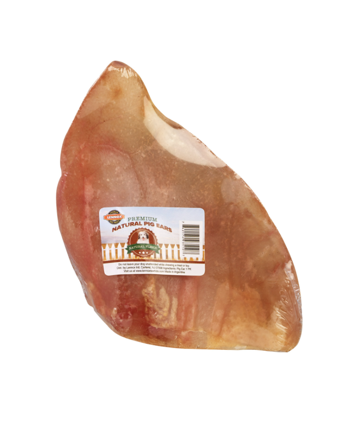 Lennox Shrink Wrapped Pig Ear by Pet Food Warehouse