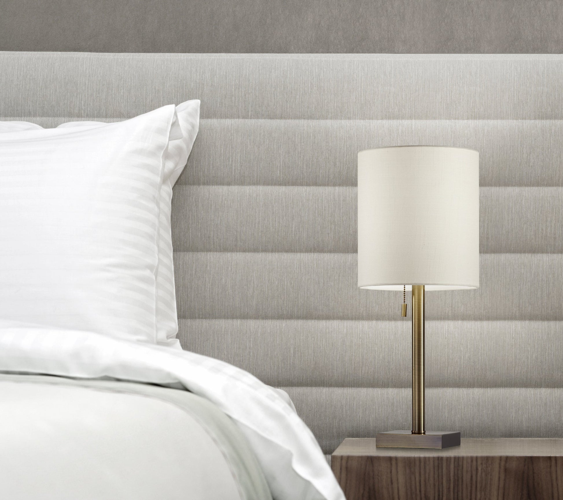 Liam Table Lamp Antique Brass by Homeportonline