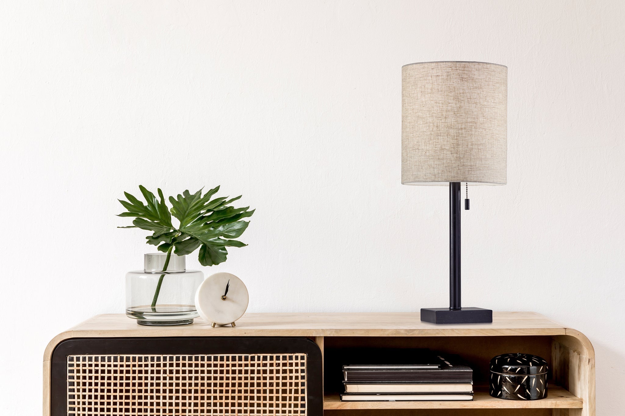 Liam Table Lamp Dark Bronze by Homeportonline
