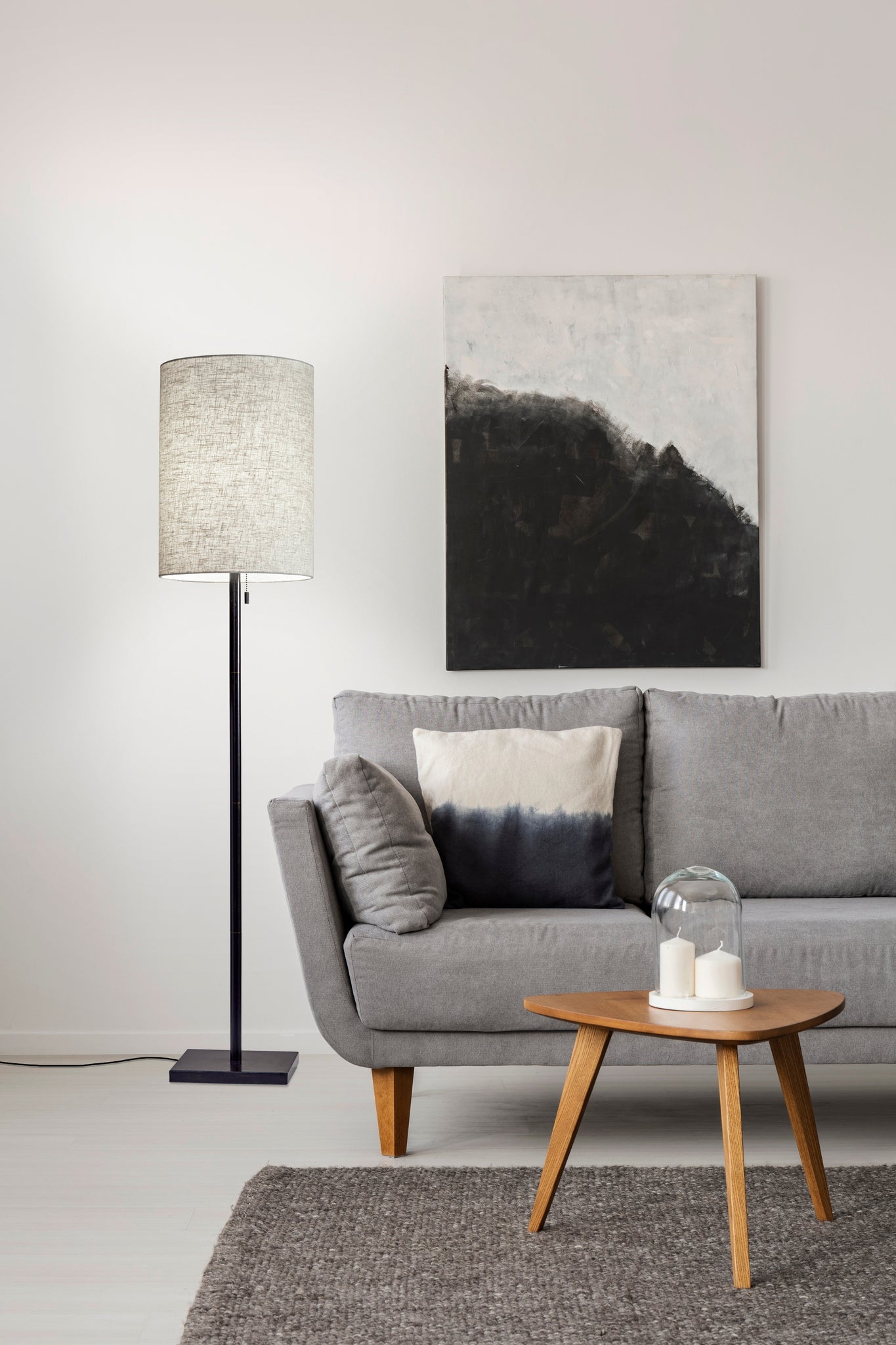 Liam Floor Lamp Dark Bronze by Homeportonline