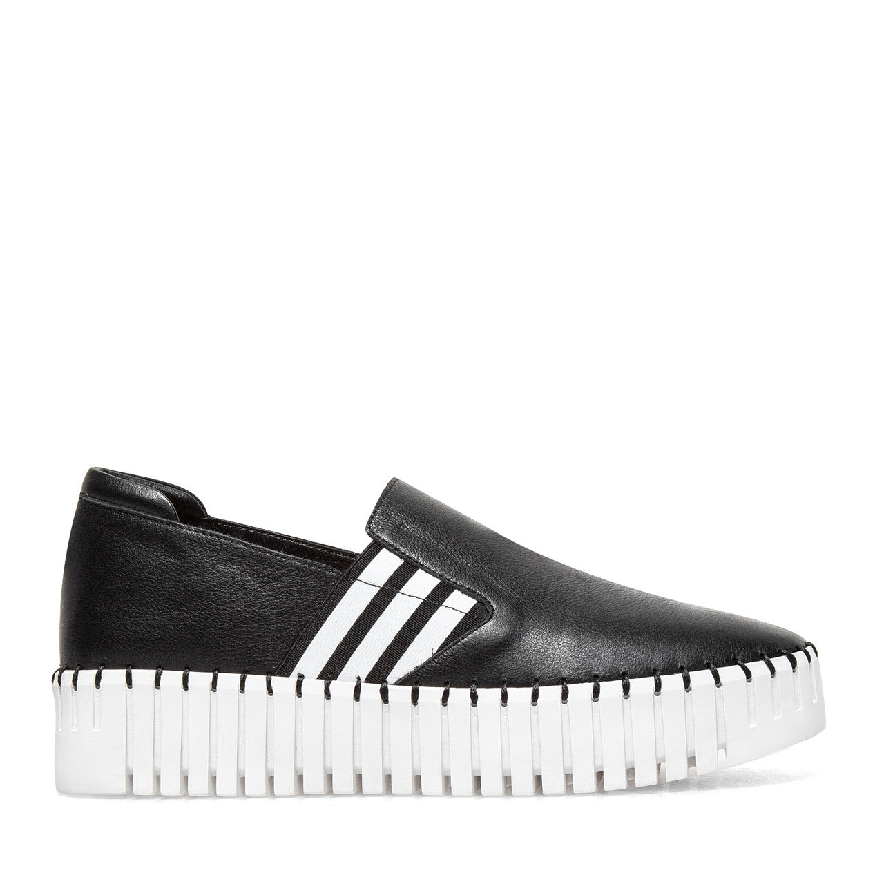 Silent D Becca Sneaker - Black Leather by Harbour Thread