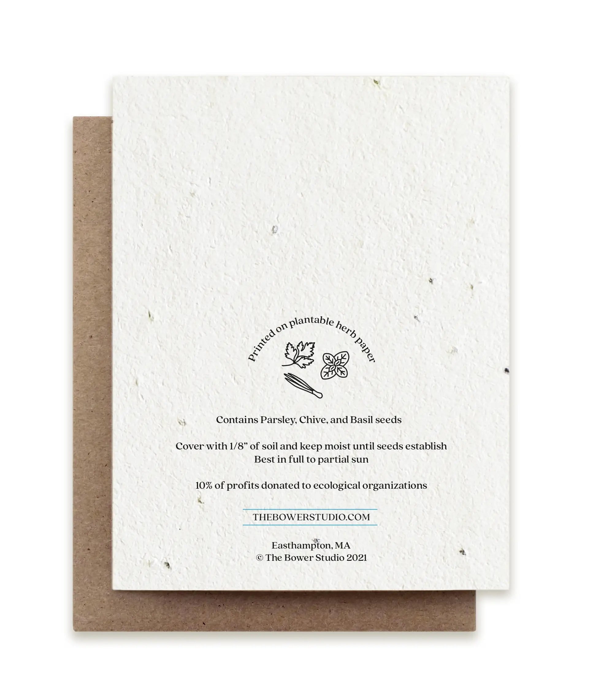 Plantable Herb Seed Card - Illustrated by Wild Lark