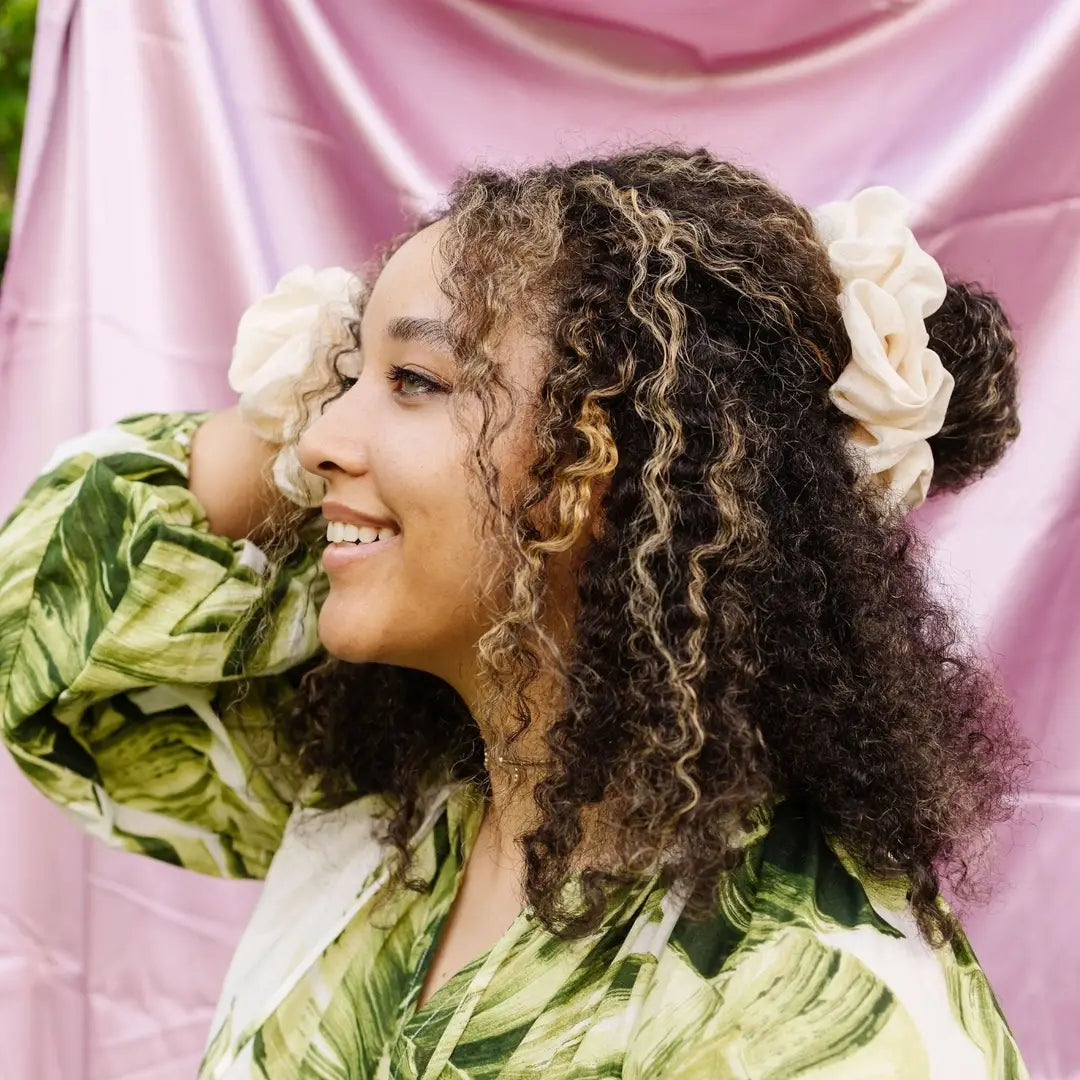 Pearl Jumbo Scrunchie by Wild Lark