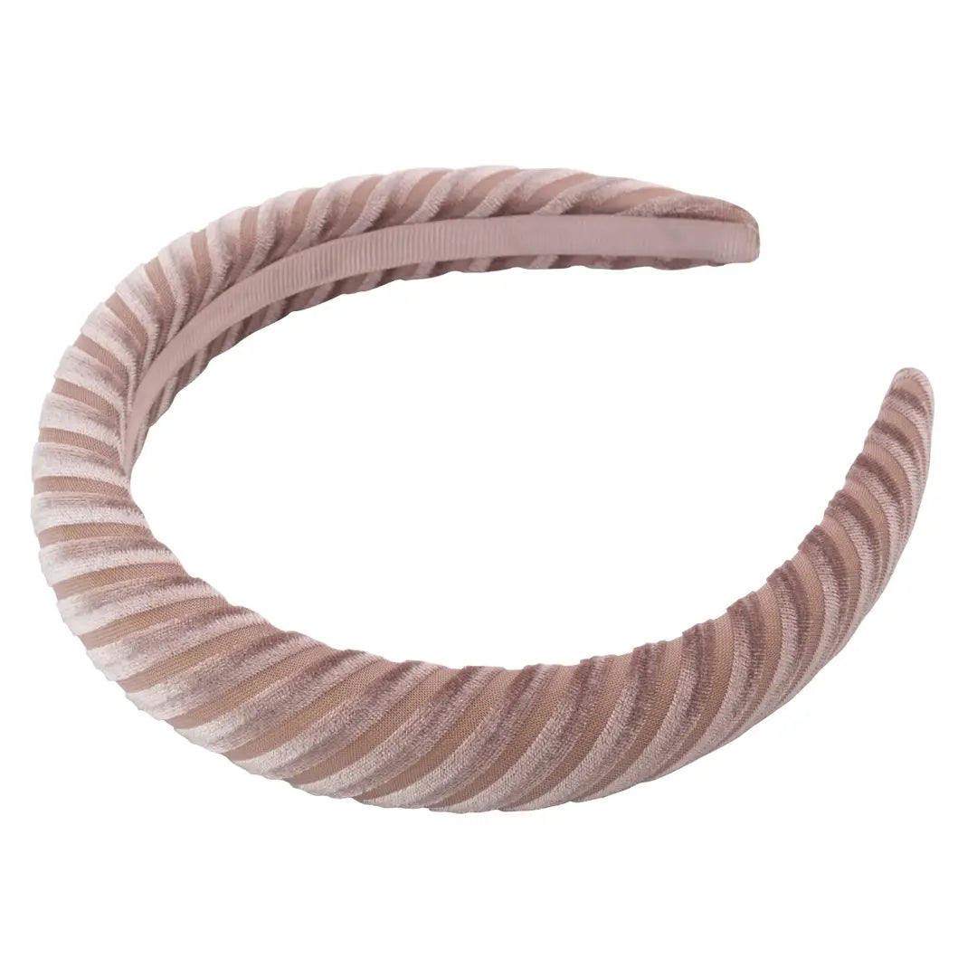 Padded Velvet Headband - Blush by Wild Lark