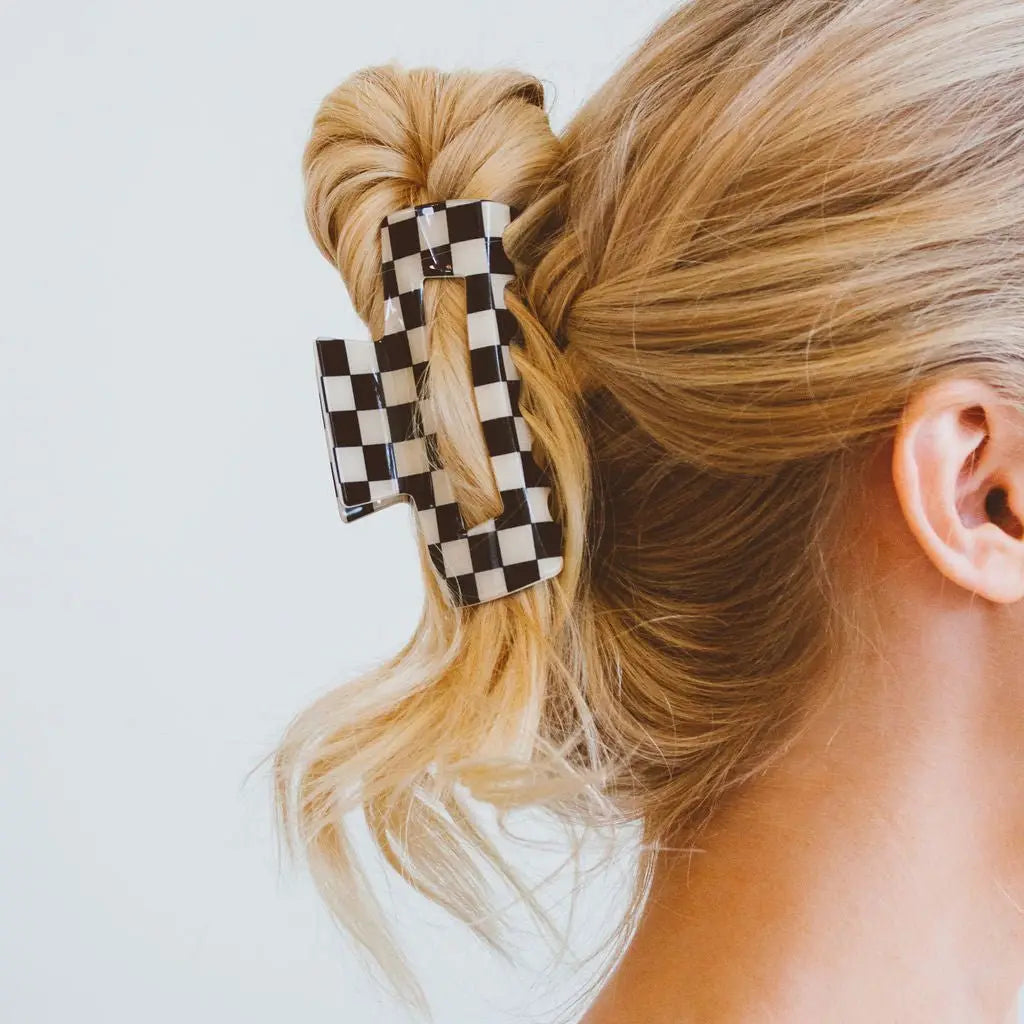 Rad Checkered Claw Clip by Wild Lark