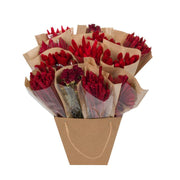 Dried Flowers - Red Mix by Wild Lark