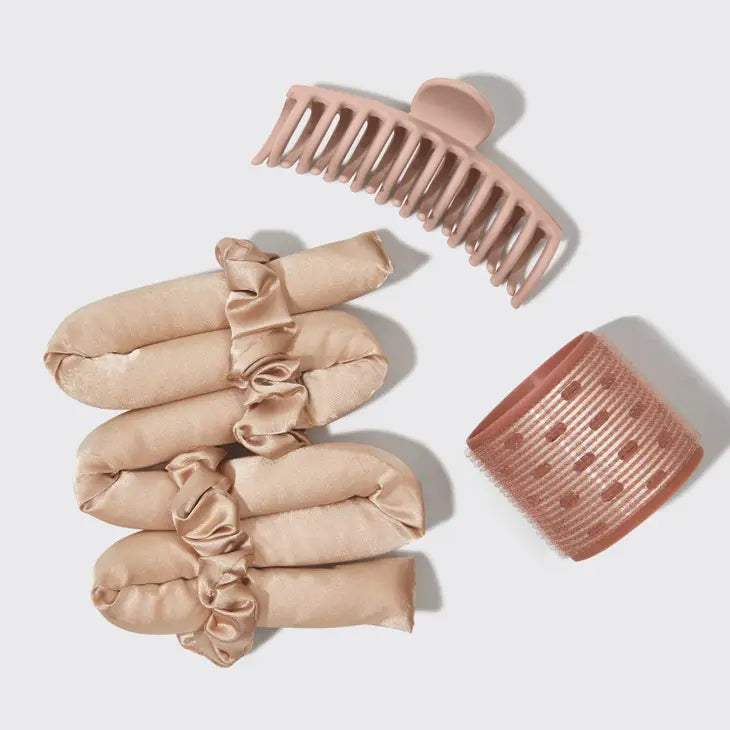 Holiday Satin Heatless Styling 5pc Gift Set by Wild Lark