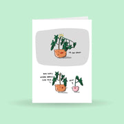 Where Babies Come from, Plant Greeting Card by Wild Lark