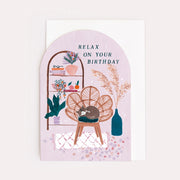 Relax On Your Birthday Card by Wild Lark
