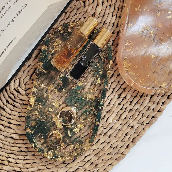 Marble Resin Jewelry Dish Trays by Wild Lark