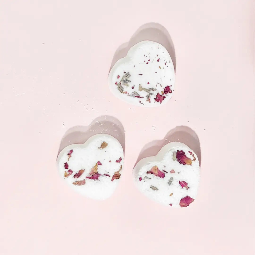 Wild Rose Heart Shower Steamers by Wild Lark