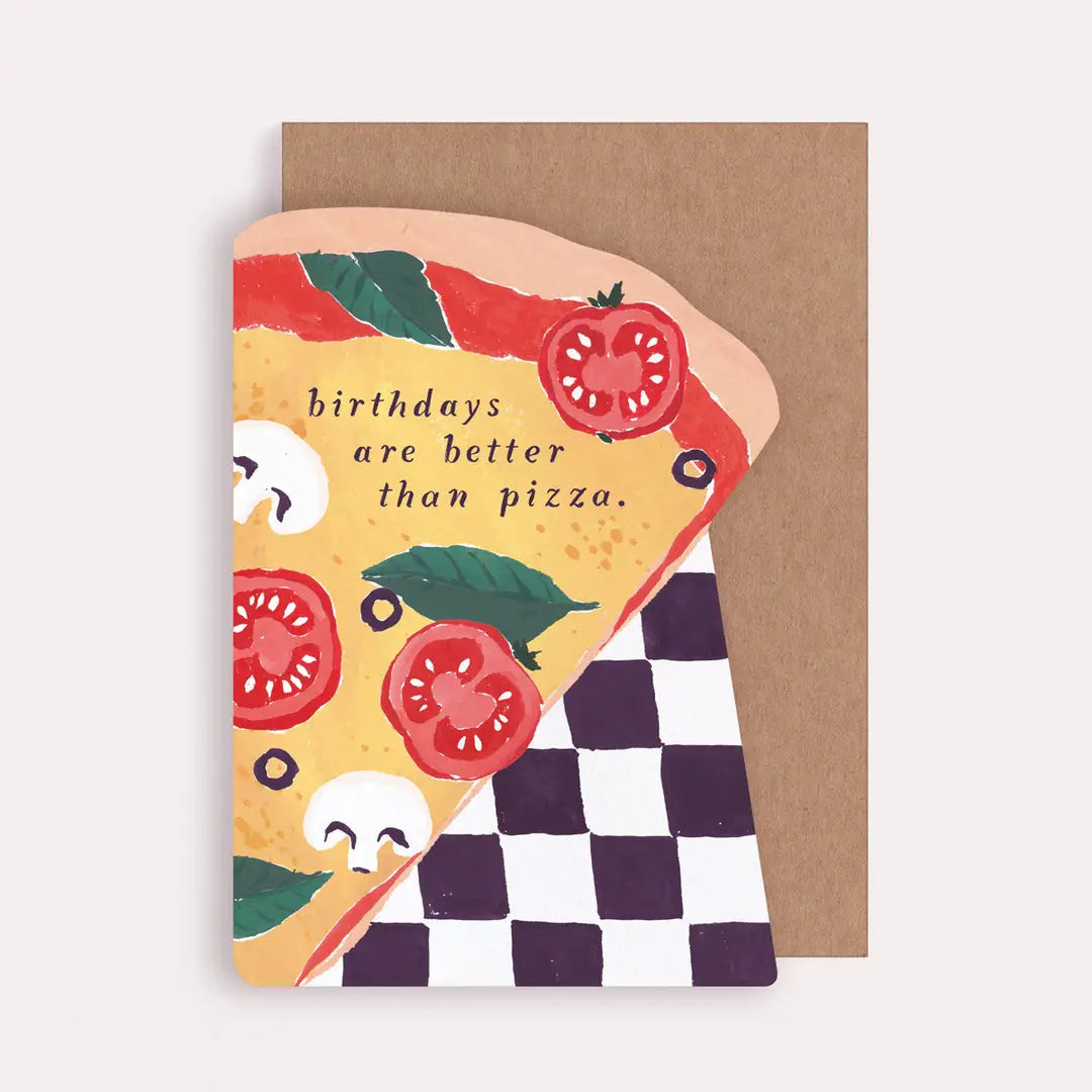 Pizza Slice Birthday Card by Wild Lark
