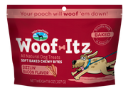 American Natural Premium Dog Treat Woof-Itz Sizzlin Bacon 8oz by Pet Food Warehouse
