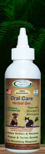 Mad About Organics Oral Care Gel Non Flavored 4oz by Pet Food Warehouse