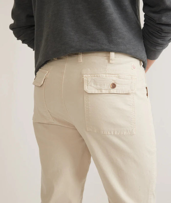 Marine Layer Breyer Relaxed Utility Pant - Natural