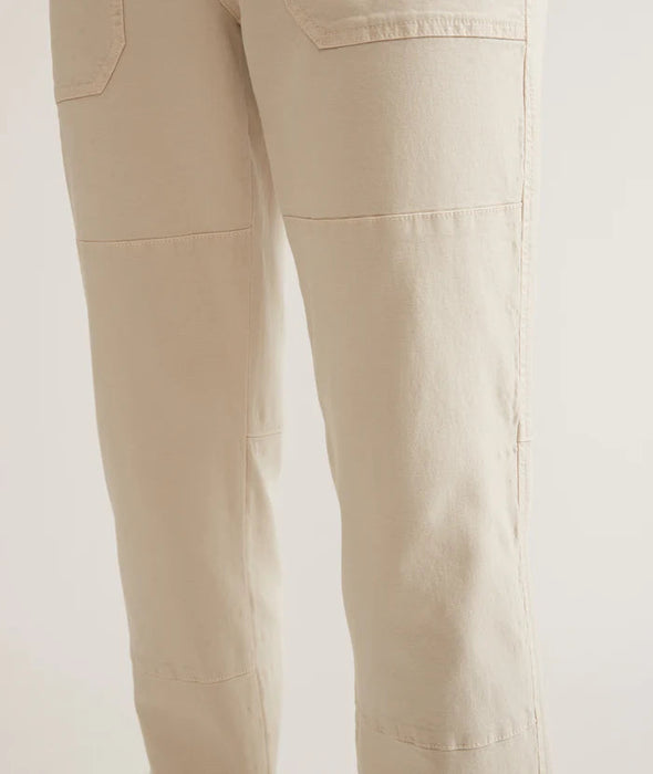 Marine Layer Breyer Relaxed Utility Pant - Natural
