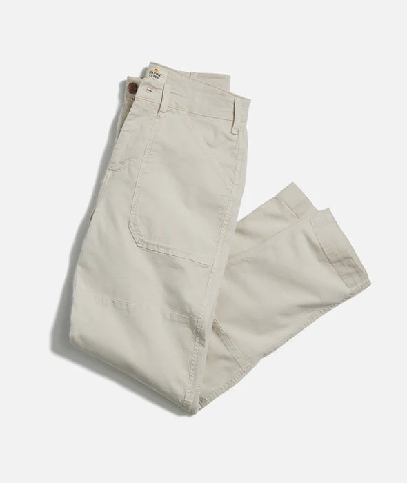 Marine Layer Breyer Relaxed Utility Pant - Natural