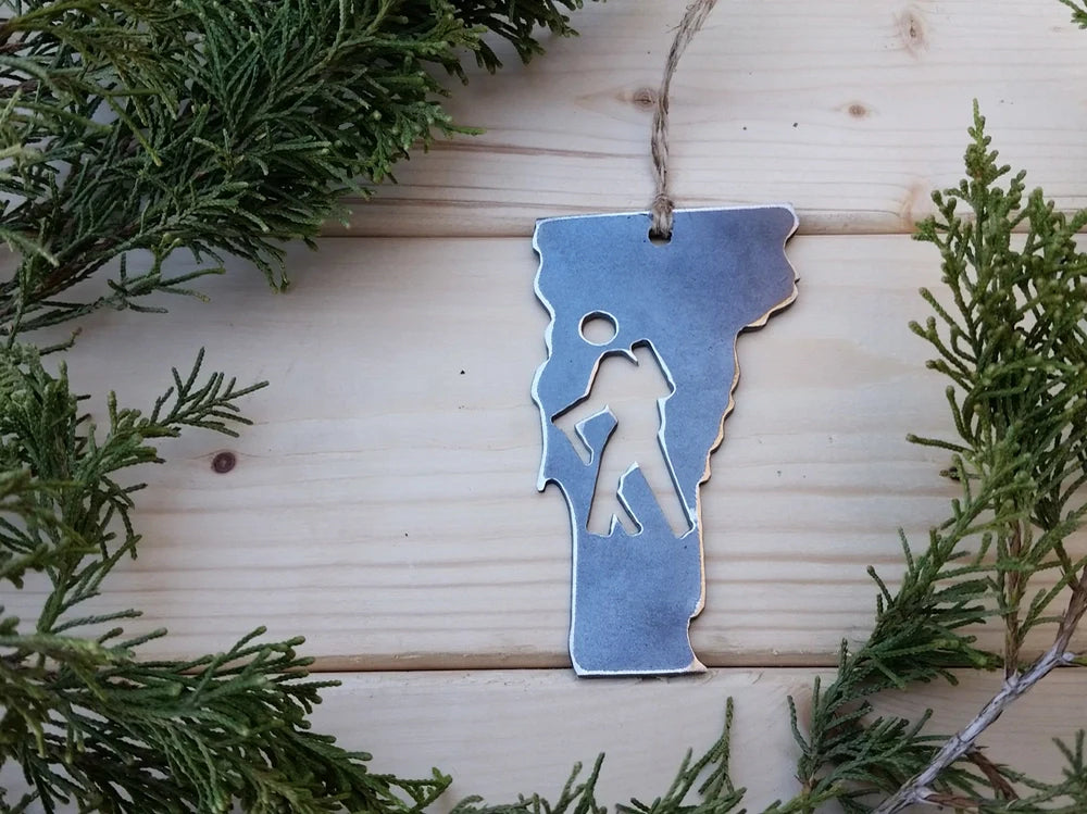 Recycled Steel Metal Ornament