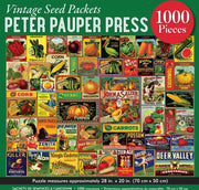 Puzzle 1000 Piece Vintage Seed Packets by Homeportonline