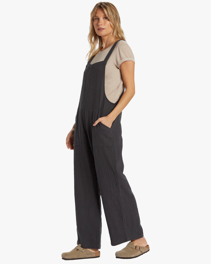Billabong Pacific Time Jumpsuit - Black Sands by Harbour Thread