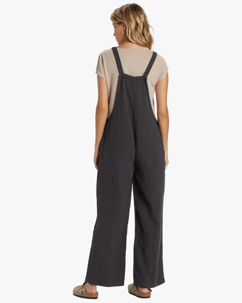 Billabong Pacific Time Jumpsuit - Black Sands by Harbour Thread