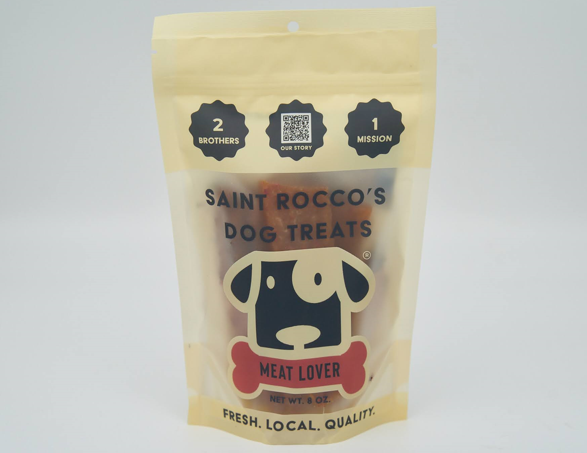Saint Rocco’s Dog Treats Meat Lovers 8oz by Pet Food Warehouse