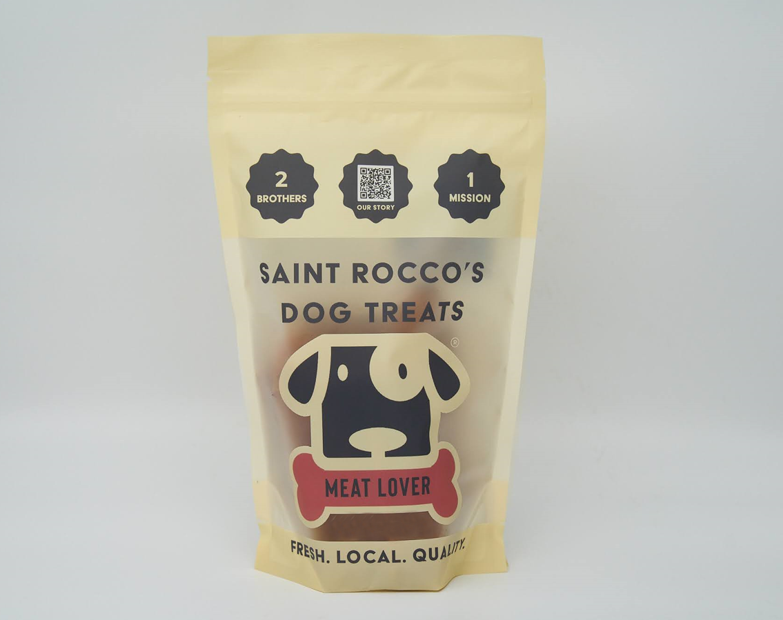 Saint Rocco’s Dog Treats Meat Lovers 3oz by Pet Food Warehouse