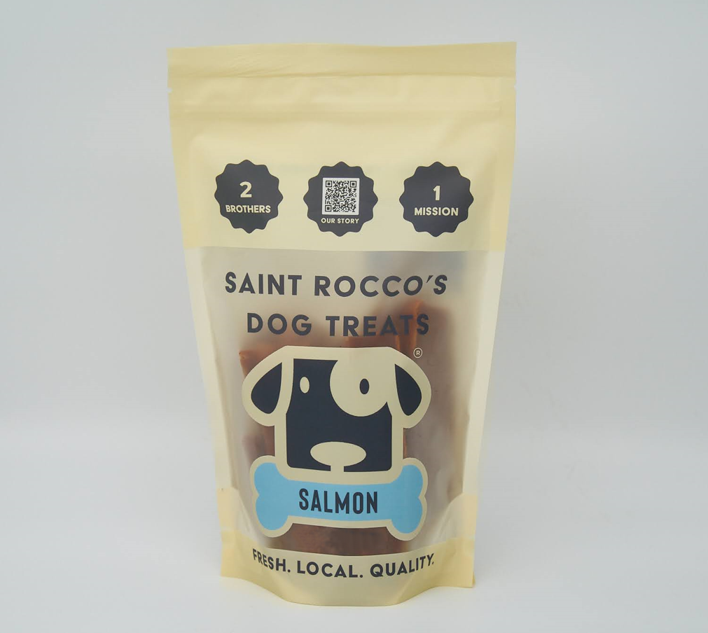 Saint Rocco’s Dog Treats Salmon 3oz by Pet Food Warehouse