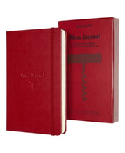 Moleskine Guided Journal 5.12"x8.25" Wine: Undated Hard Cover Notebook, Adult Stationery, 400 Pages, Elastic Closure