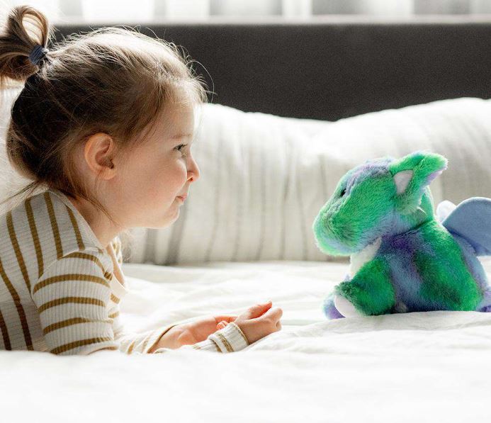 Warmies Dragon Baby Rainbow by Homeportonline