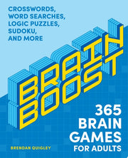 Brain Boost 365 Brain Games for Adults Crosswords