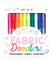 Markers Fabric Doodlers Set of 12 Colors by Homeportonline