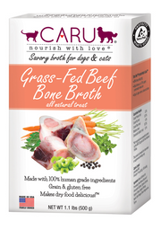 CARU Classic Grass Fed Beef Bone Broth Dog & Cats 1.1lb by Pet Food Warehouse