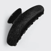 Recycled Plastic Claw Clip - Black Glitter by Wild Lark