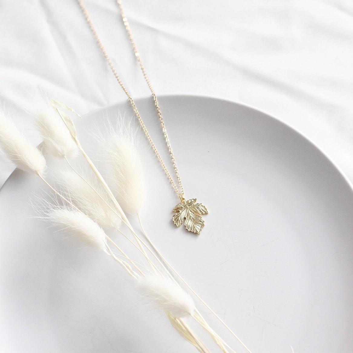 Heirloom Maple Leaf Necklace by Wild Lark