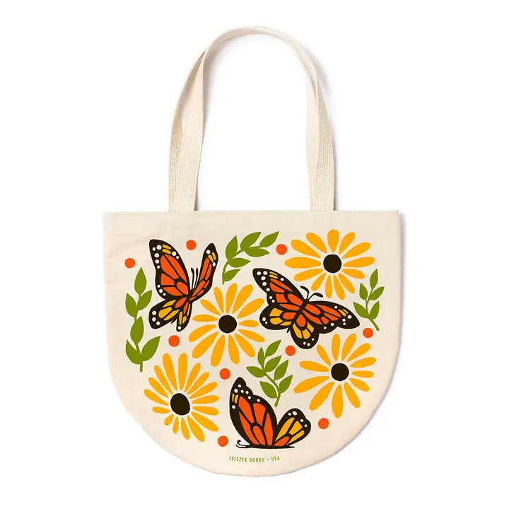 Round Canvas Tote