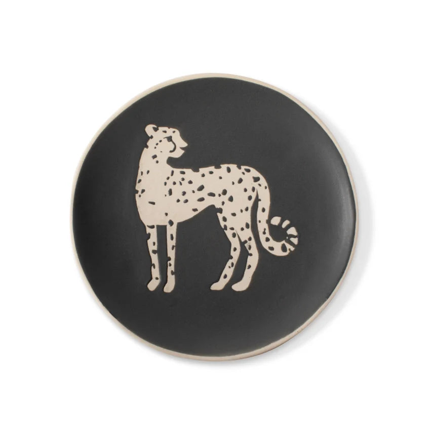 Stoneware Round Medium Tray