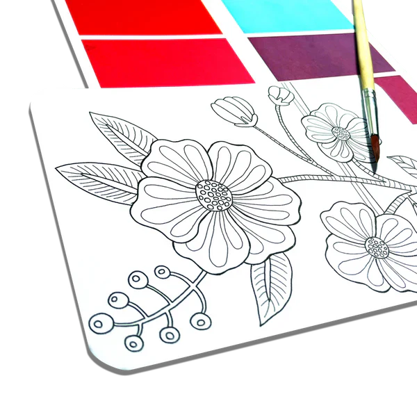 Scenic Hues DIY Watercolor Kit Flowers And Gardens by Homeportonline