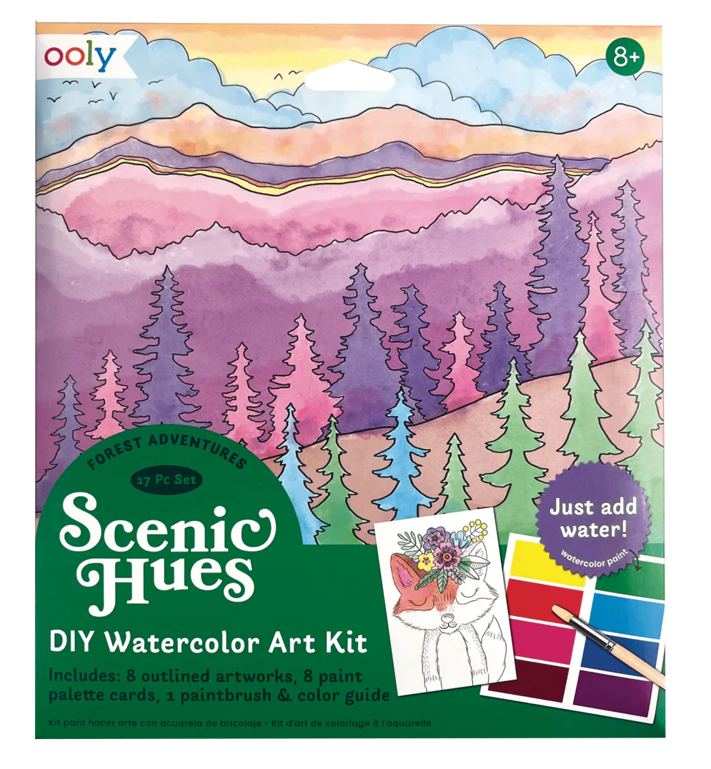 Scenic Hues DIY Watercolor Kit Forest Adventure by Homeportonline