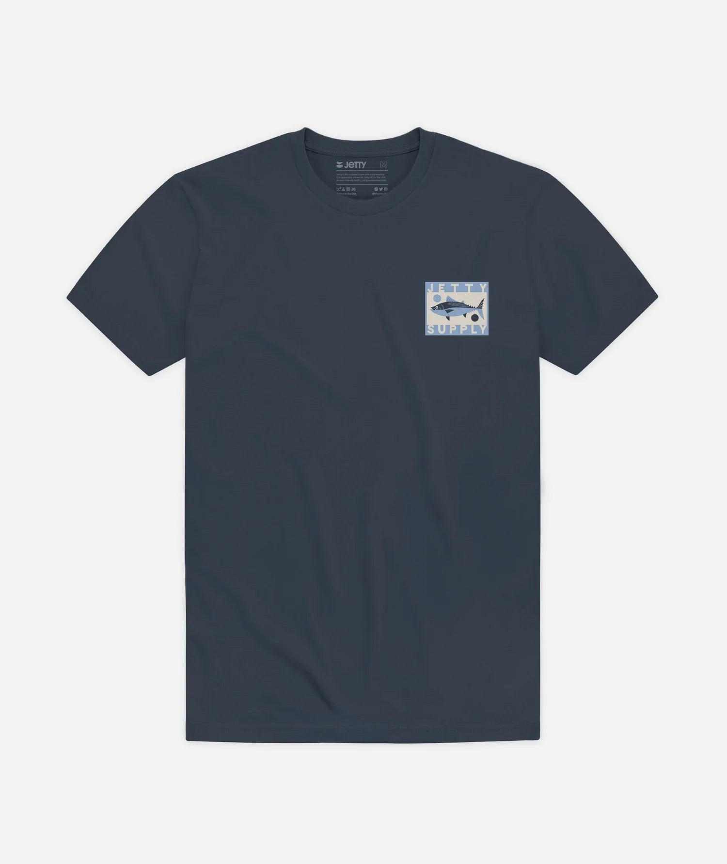 Jetty Beach Tuna Tee - Blue by Harbour Thread