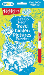 Lets Go Neon Travel Hidden Pictures Puzzles