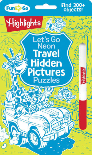 Lets Go Neon Travel Hidden Pictures Puzzles