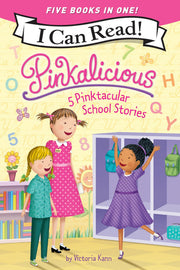 Pinkalicious: 5 Pinktacular School Stories: Pinkalicious and the Pinkamazing Little Library, Kindergarten Fun, Pinkie Promise, Planet Pink, School Rules! (I Can Read)