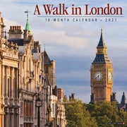 A Walk in London 2027 12 X 12 Wall Calendar