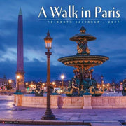 A Walk in Paris 2027 12 X 12 Wall Calendar