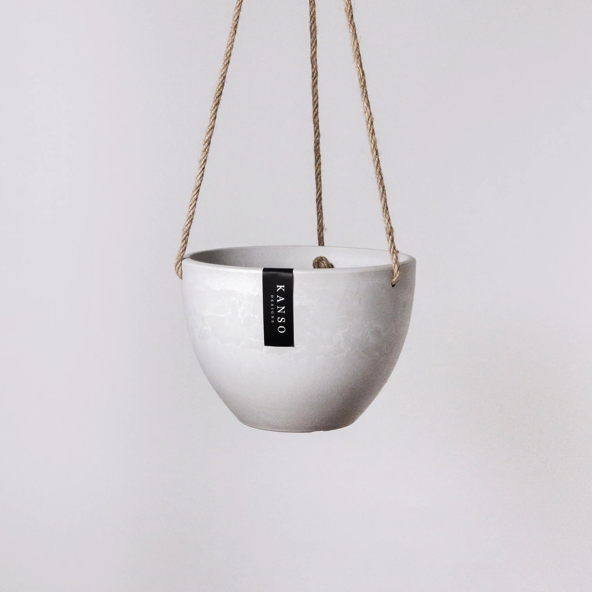 "Stone" Hanging Planter Pot by Wild Lark