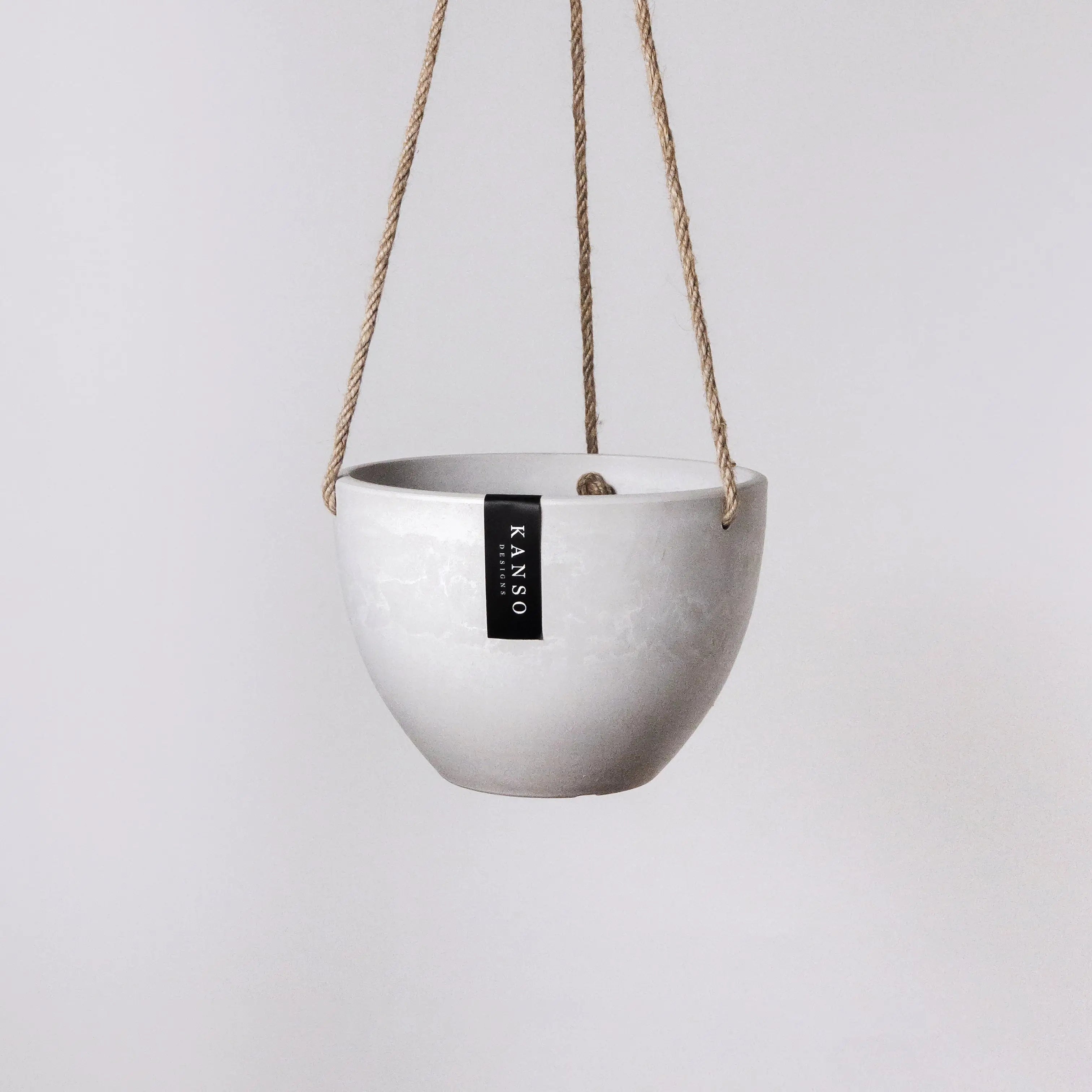 "Stone" Hanging Planter Pot by Wild Lark